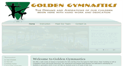 Desktop Screenshot of goldengymnastics.com